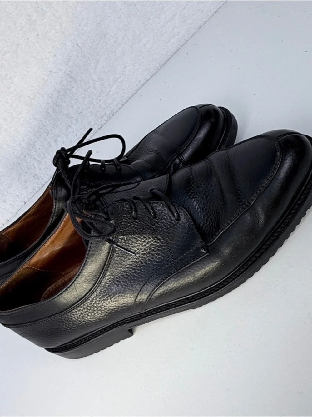 Cole Haan Black Leather Oxford Dress Shoes Mens 11 Classic Lace Up